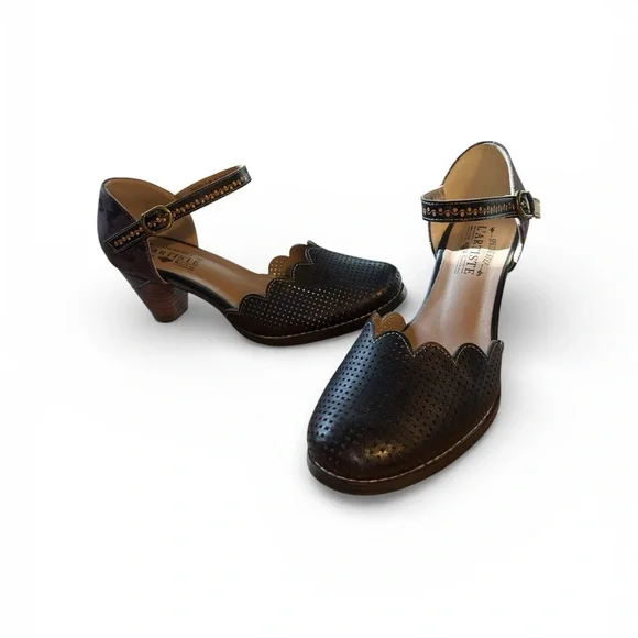 L’Artiste by Spring Step “Parchelle” D’Orsay Heel | Twee | 39 EU / 8.5 Women’s - Picture 2 of 11